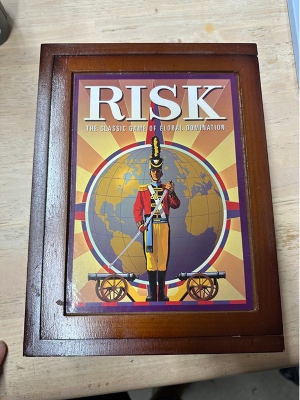 Hasbro Risk in Vintage Wood Book Edition New in Box